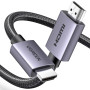 Кабель мультимедійний HDMI M to HDMI M 2.0m V2.0 4K60Hz HD153 black Ugreen (25299)