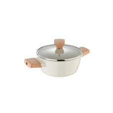 Каструля Bergner Naturally, з кришкою 20 см, 2.4 л (BG-34745-CR)