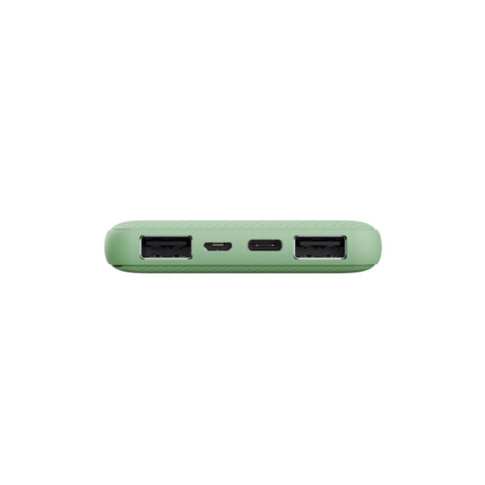 Батарея універсальна Trust 10000mAh Primo ECO, 2хUSB-A/USB-C, 15W, green (25029_TRUST)