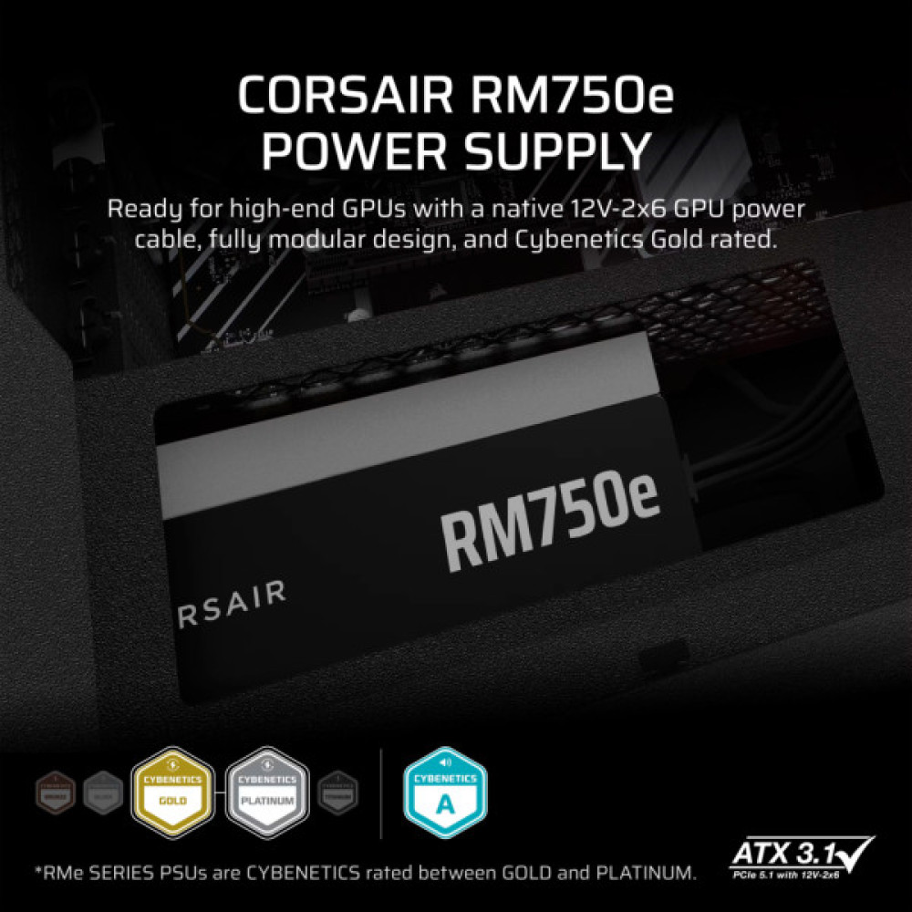 Блок живлення Corsair 750W RM750e (CP-9020295-EU)