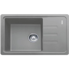 Мийка кухонна Franke Malta, фраграніт, прямокутник, з крилом, 620х435х200мм, чаша - 1, накладна, BSG 611-62, сірий камінь