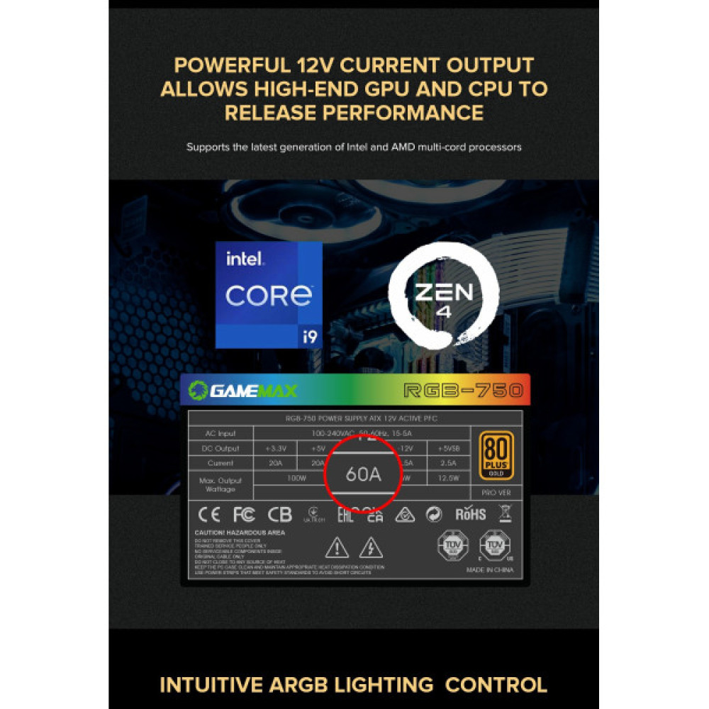 GAMEMAX RGB-750 PRO