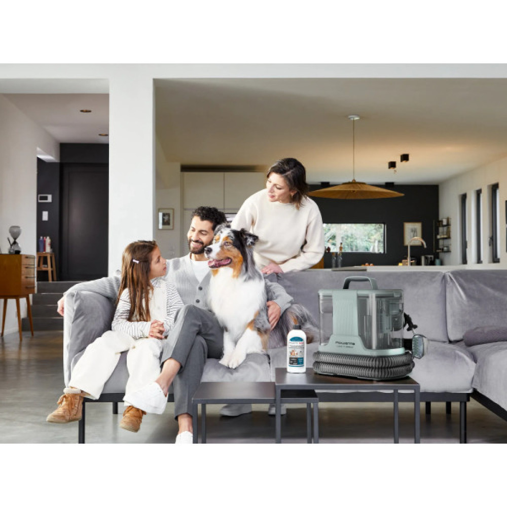 Пилосос Rowenta миючий Clean It Compact, 400Вт, конт пил -0,85л, вода -1,4л, 11500 Па, 4 насадки, зелений