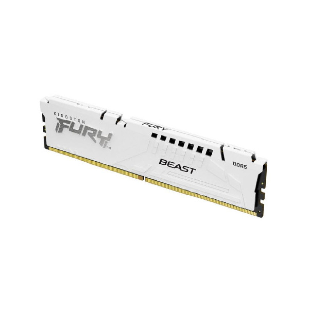 Модуль пам'яті для комп'ютера DDR5 32GB (2x16GB) 6000 MHz Beast White Kingston Fury (ex.HyperX) (KF560C36BWE2K2-32)