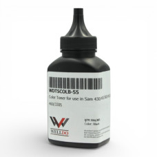Тонер Samsung COLOR CLP-310/315/HPW2070A/117A/CLT-C404S/406S/407S, black 55г Welldo (WDTSCOLB-55)