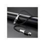 Дата кабель USB-C to Lightning 1.0m 3A 20W silicone BX79 black BOROFONE (6974443384727)