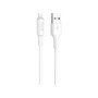 Дата кабель USB 2.0 AM to Lightning 1.0m 2A X25 white HOCO (6957531080114)
