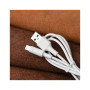 Дата кабель USB 2.0 AM to Lightning 1.0m 2A X25 white HOCO (6957531080114)