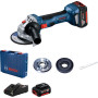 Шліфмашина кутова акумуляторна Bosch Professional GWS 180 125мм 18В 1х4.0А·год 11000об·хв безщіткова 1.6кг
