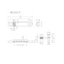 Струнотримач для гітари Gotoh GE101Z-T (CK)