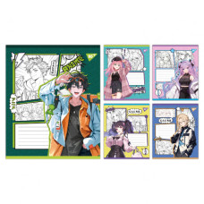 Зошит Yes Anime teenagers А5 36 аркушів клітинка (767985)