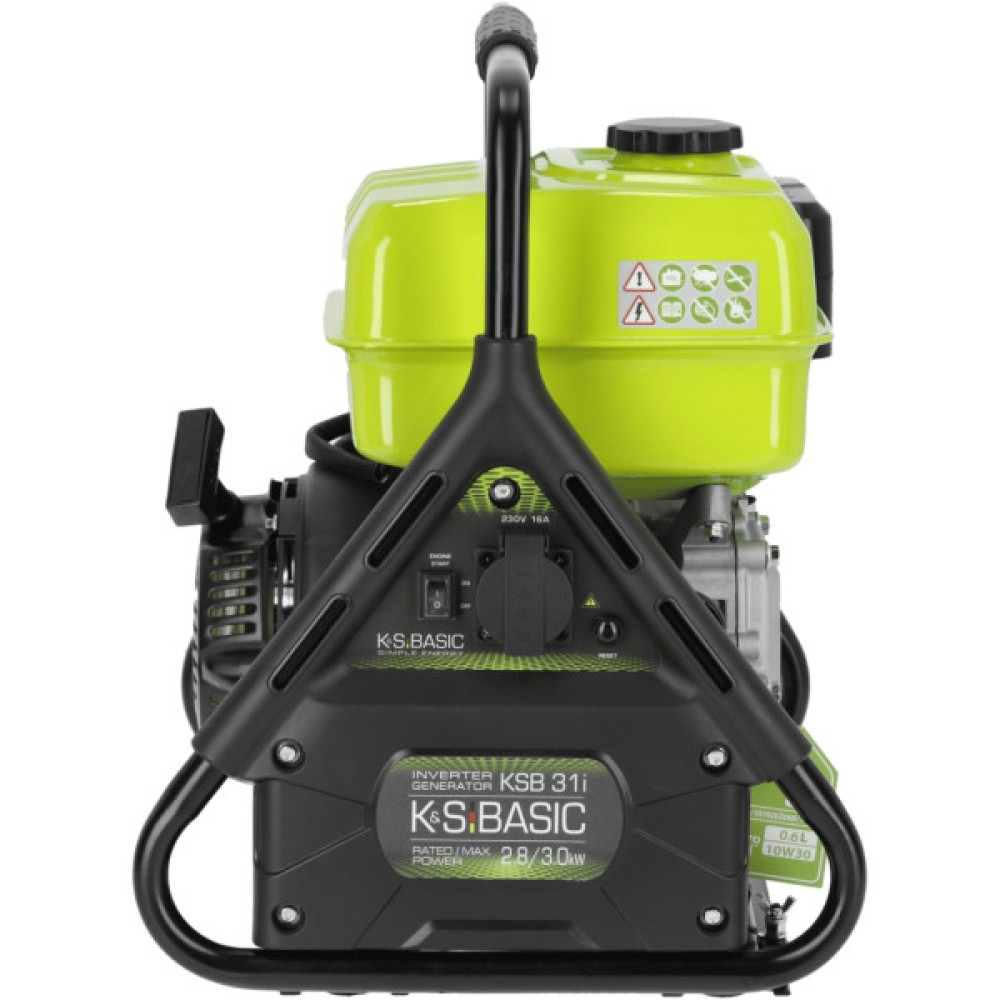 Генератор Konner&Sohnen KSB31I 230V, 3.0kW, ручний стартер (KSB31I)