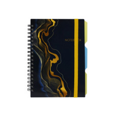 Блокнот Optima Desing 41, B6 з розділювачами 100 аркушів, клітинка (O20358-41)