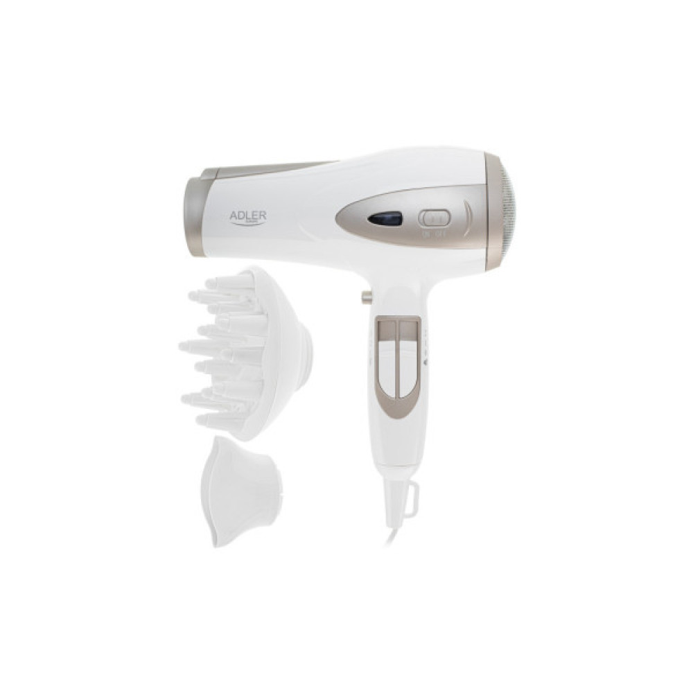 Фен Adler AD 2248 white (AD2248W)