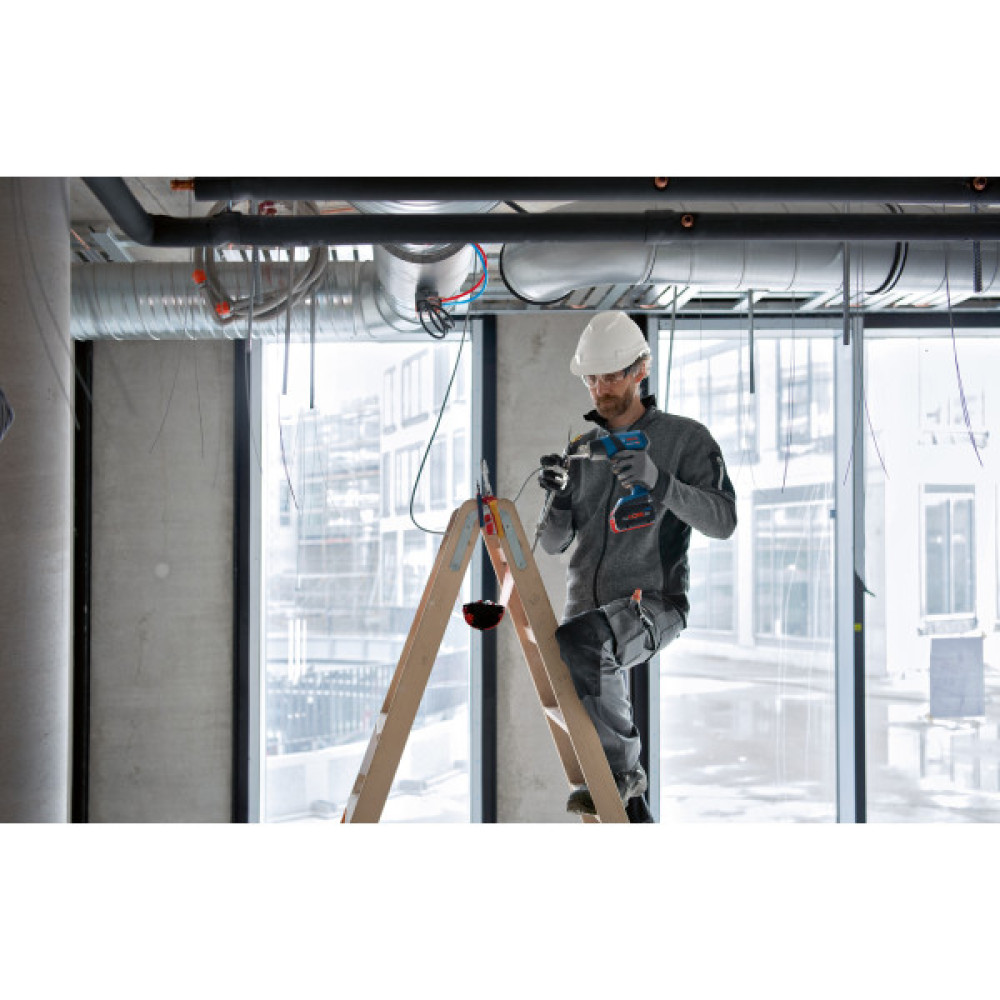 Фен будівельний акумуляторний Bosch Professional GHG 18V-50 18В 300/500°C 175 л/хв 0.59кг без АКБ та ЗП