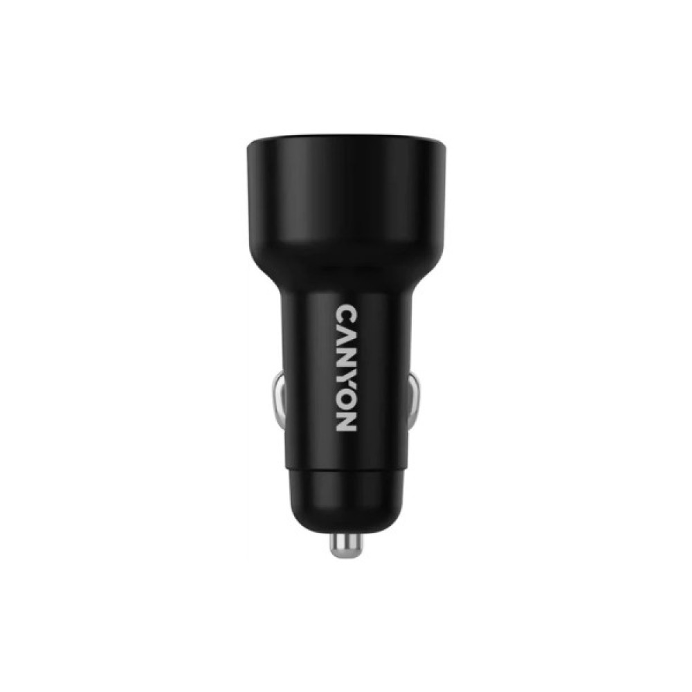 Зарядний пристрій Canyon 2xUSB-C PD60W black (CNE-CCABR3CC)