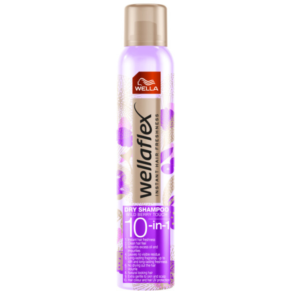 Сухий шампунь WellaFlex Дотик лісових ягід 180 мл (4064666235066)