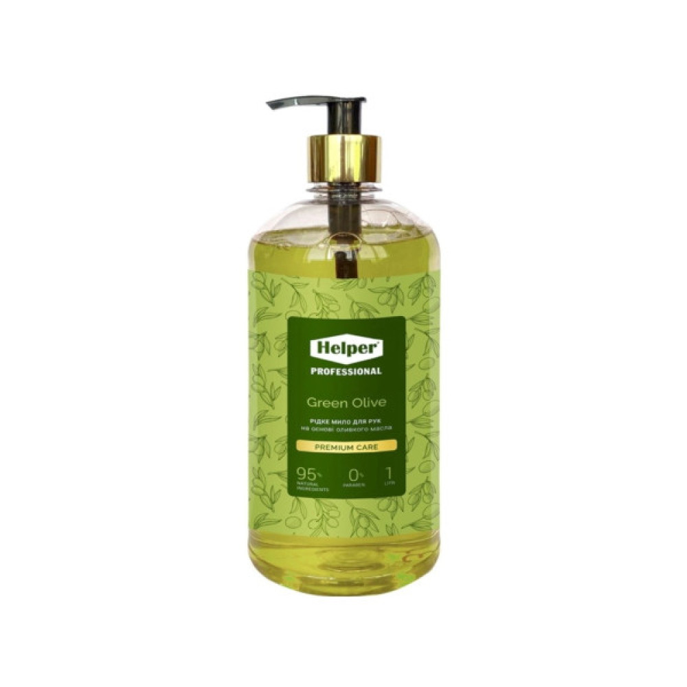 Рідке мило Helper Professional Green Olive 1 л (4820183972965)