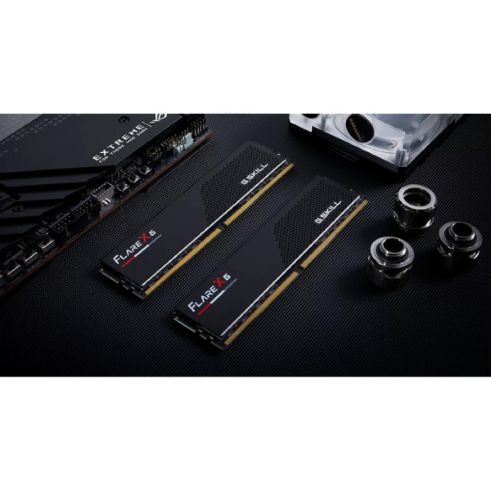 Модуль пам'яті для комп'ютера DDR5 32GB (2x16GB) 6000 MHz Flare X5 G.Skill (F5-6000J4048F24GX2-FX5) Модуль пам'яті для комп'ютера DDR5 32GB (2x16GB) 6000 MHz Flare X5 G.Skill (F5-6000J4048F24GX2-FX5)