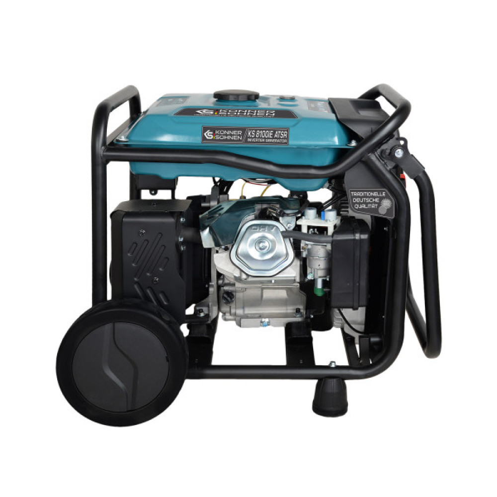 Генератор бензиновий інверторний Konner&Sohnen KS 8100iE ATSR, 230В, 8.5кВт, АВР(ATS), електростартер, 68кг