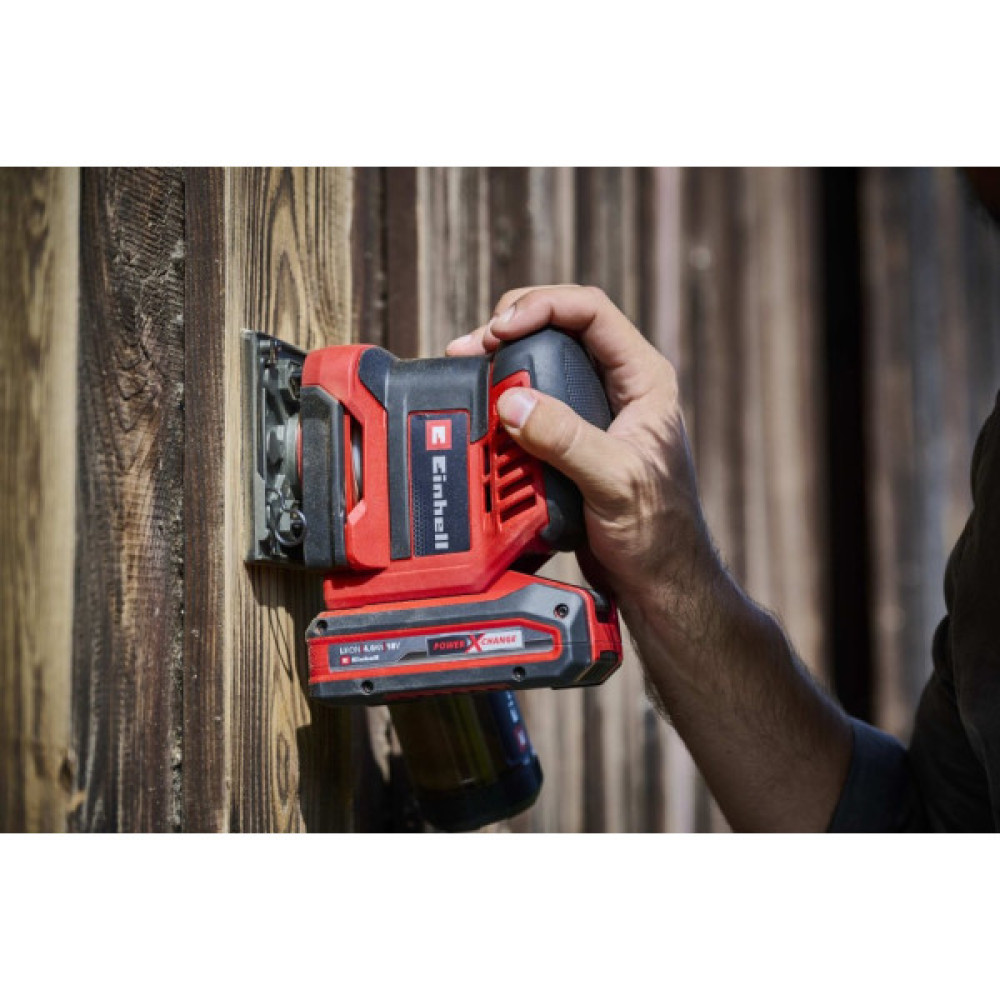 Шліфмашина вібраційна акумуляторна Einhell TE-OS 18/113 3X Li - Solo 18 113х101мм 1.04кг без АКБ та ЗП