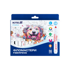 Фломастери Kite Creative Superwashable Jumbo 12 кольорів (K-1155)