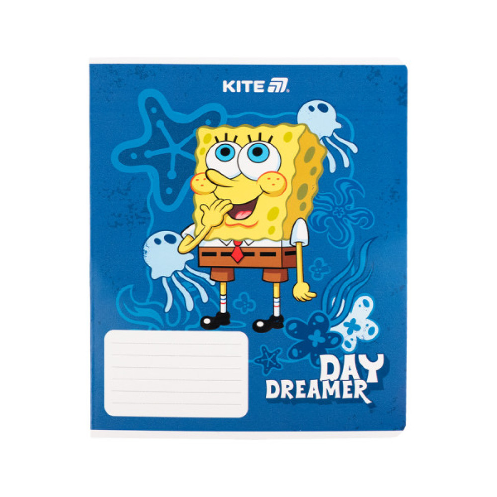 Зошит Kite SpongeBob SquarePants, 18 аркушів, клітинка (SB25-236)