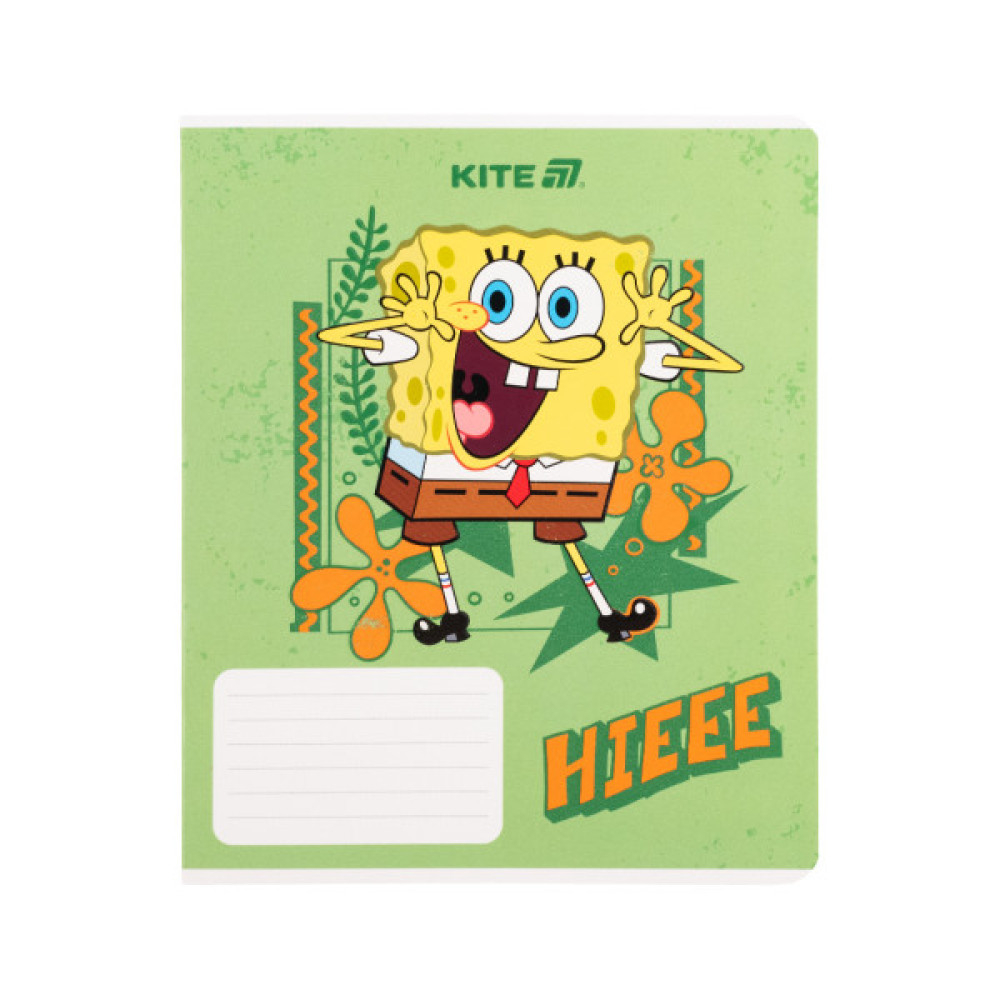 Зошит Kite SpongeBob SquarePants, 18 аркушів, клітинка (SB25-236)