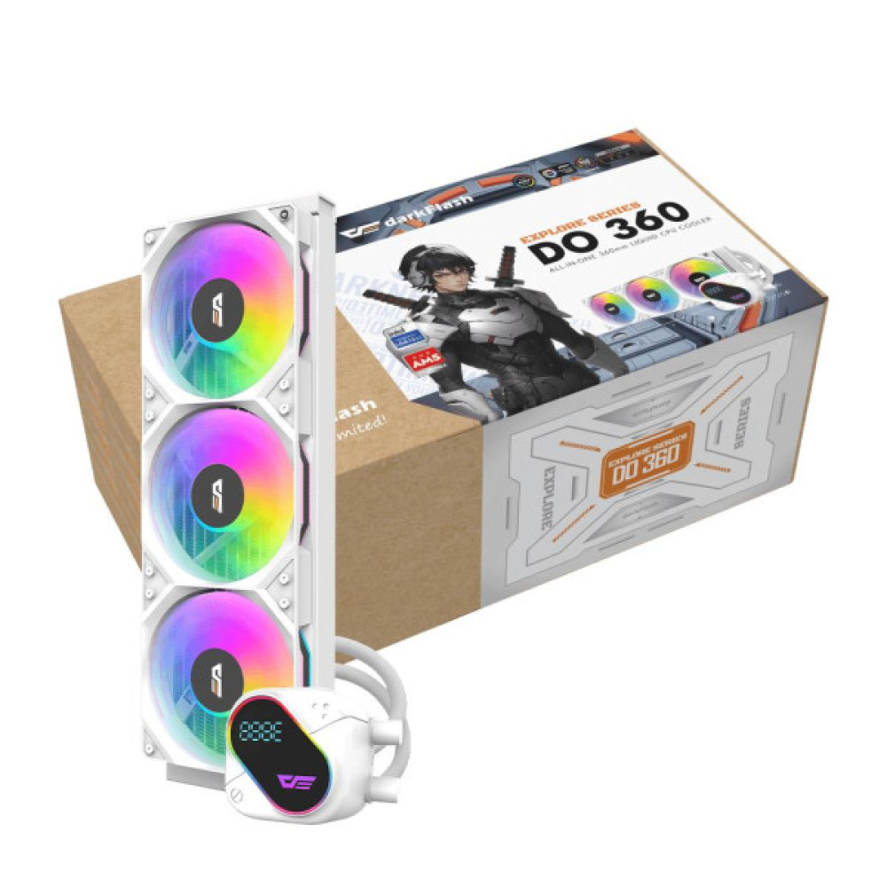 Кулер до процесора DARKFLASH DO360 WHITE
