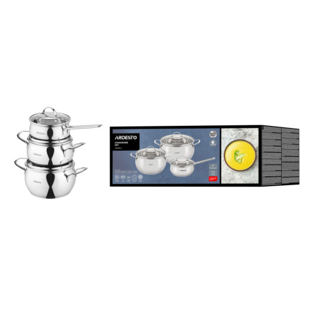 Набір посуду Ardesto Gemini Liguria, 6 предметів, (AR1906LG)