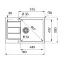 Мийка кухонна Franke Sirius 2.0 S2D 611-78 XL/143.0621.335 (143.0621.335)