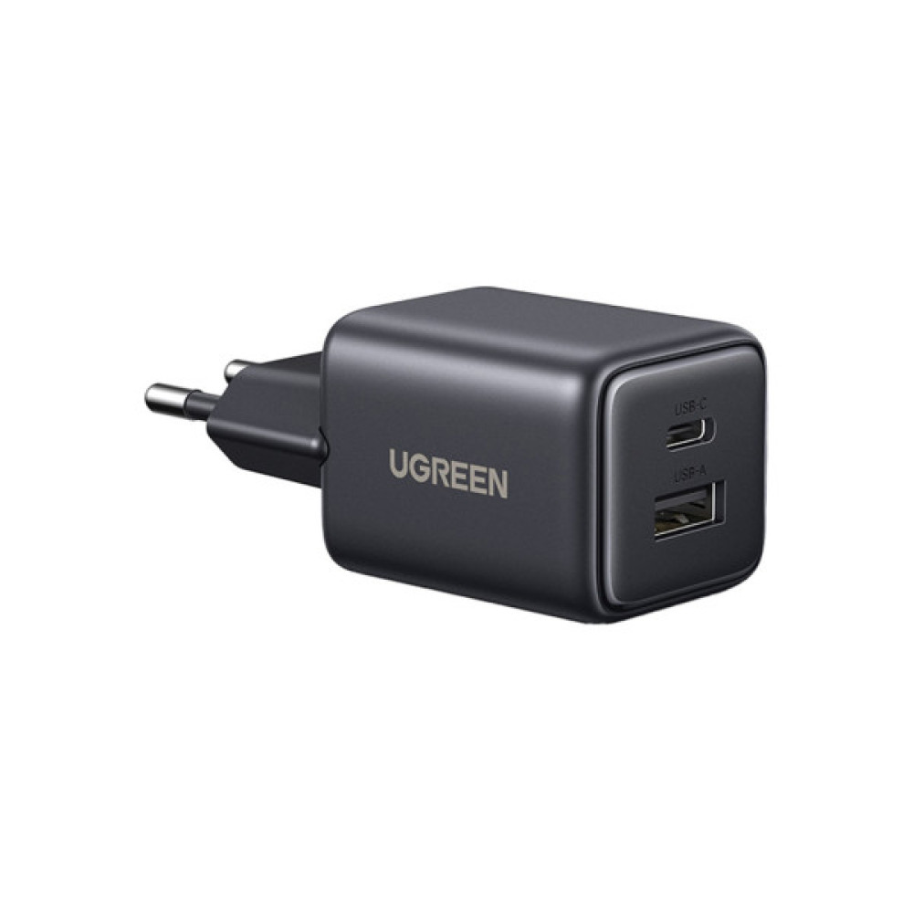 Зарядний пристрій Ugreen X514 1xUSB-C PD20W + 1xUSB GaN black (65737)