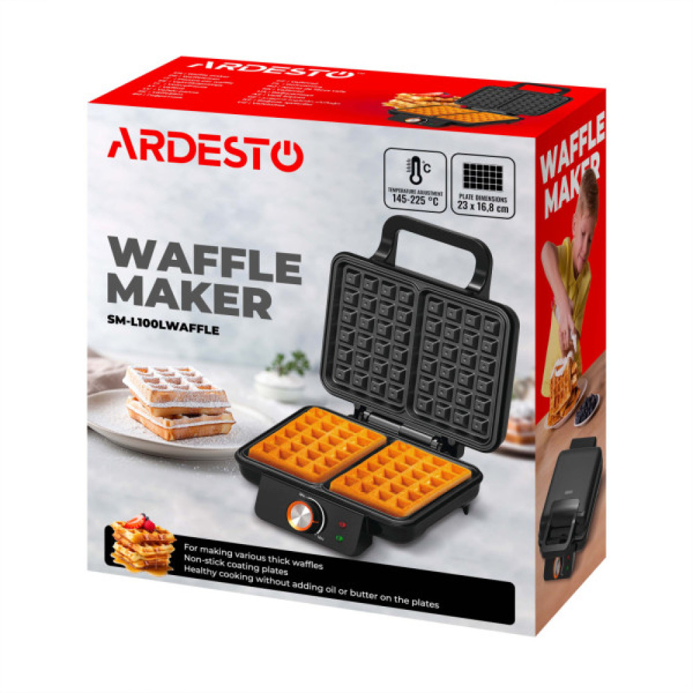 Вафельниця ARDESTO SM-L100LWAFFLE