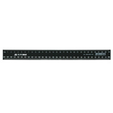 Лінійка Buromax 30см, plastic, black, blister (BM.5827-30)
