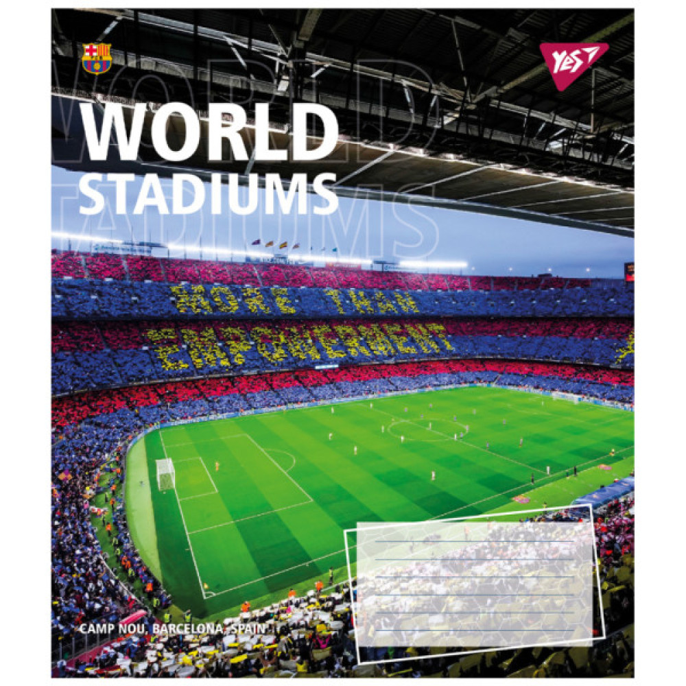Зошит Yes World stadium А5 48 аркушів лінія (767133)