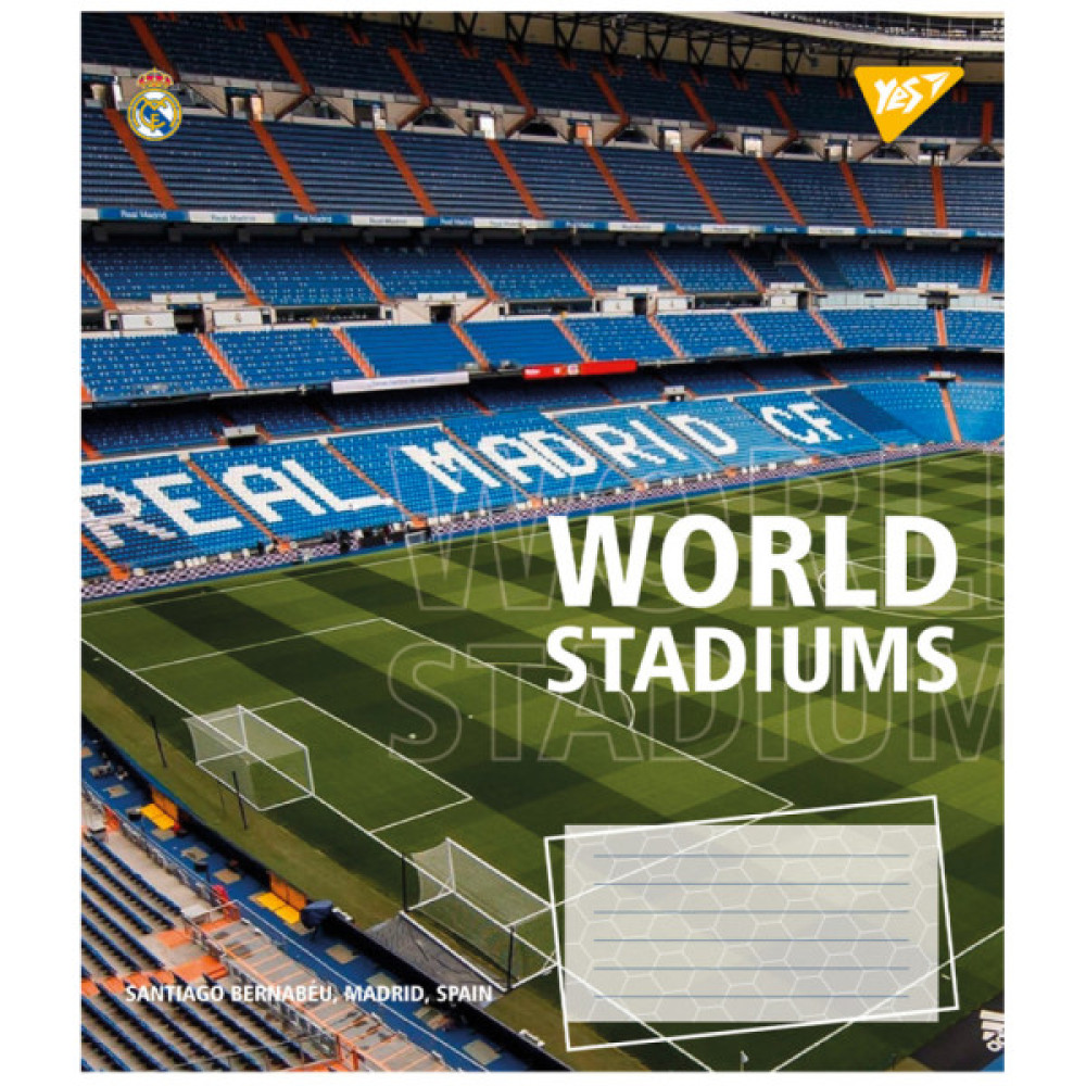 Зошит Yes World stadium А5 48 аркушів лінія (767133)