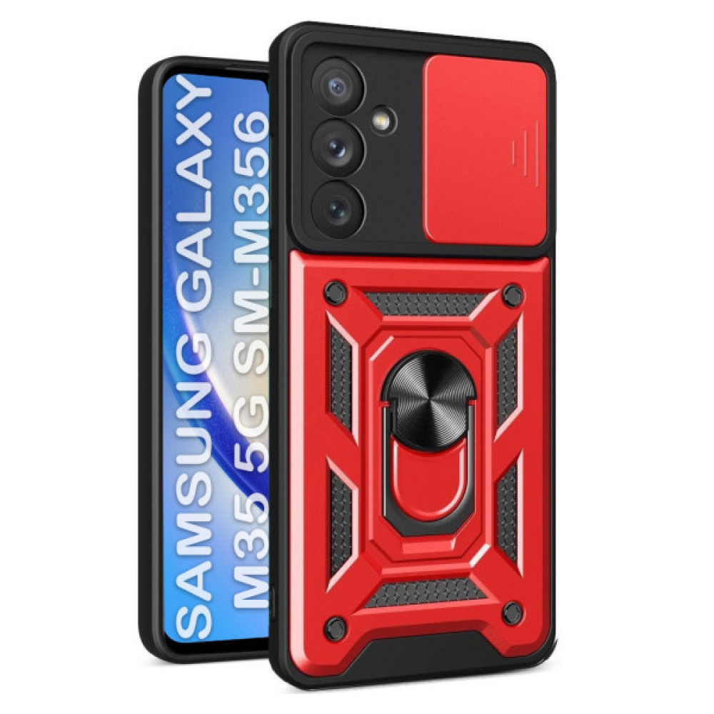 Чохол до мобільного телефона BeCover Military Samsung Galaxy M35 5G SM-M356 Red (711544) Чохол до мобільного телефона BeCover Military Samsung Galaxy M35 5G SM-M356 Red (711544)