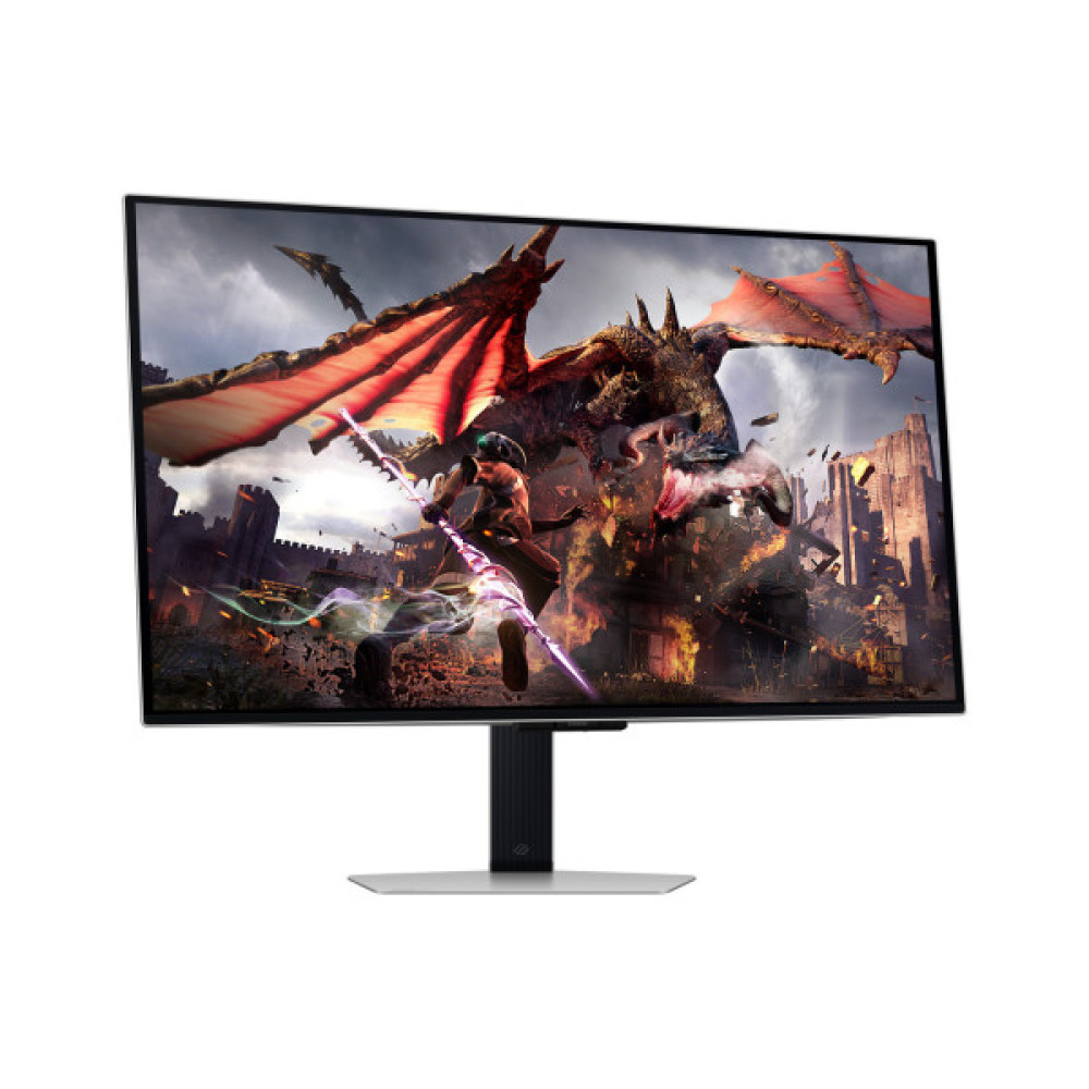 Монітор Samsung 32" Odyssey G80SD HDMI, DP, USB, Bluetooth, OLED, 3840x2160, 240Hz, 0.3ms, G-Sync Compatible