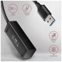 Концентратор AXAGON USB 3.1 to 4xUSB 3.0 0.2m black (HUE-M1A)
