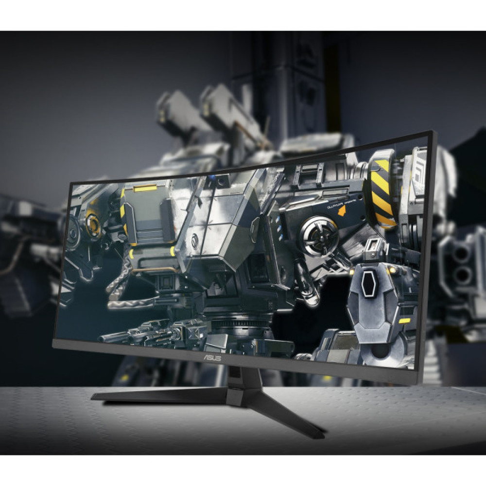 Монітор Asus 34" TUF Gaming VG34VQ3B 2xHDMI, 2xDP, 4xUSB, MM, VA, 3440x1440, 21:9, 180Hz, 1ms, DCI-P3 90%, CURVED, AdaptiveSync, HDR400