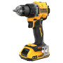 Шуруповерт DeWALT XR Li-Ion 18V, 2x2Ah, 74 Нм, 0-450/0-1650 об/хв, 1.12 кг, TSTAK (DCD794D2T)