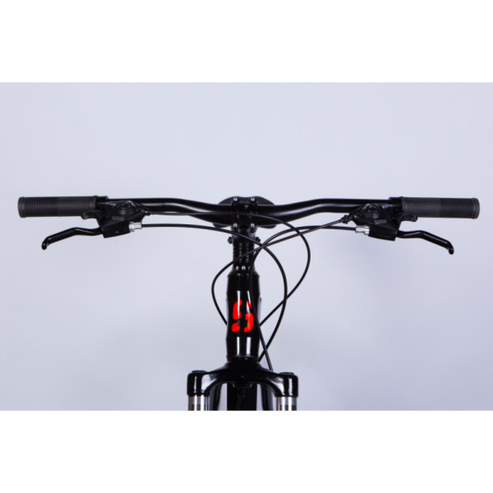 Велосипед Space 27.5" MERCURY DD FR рама-17" AL 2026 чорно-червоний (OPS-SP-27.5-076)