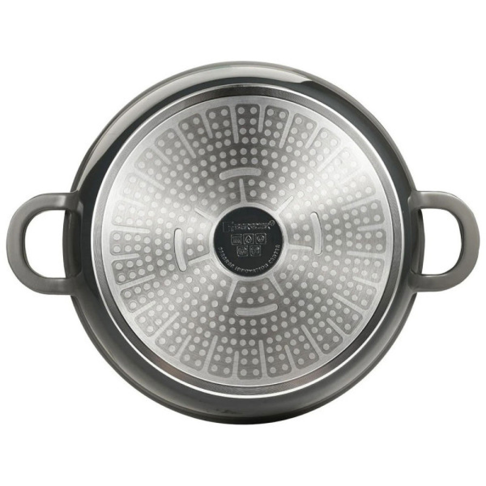Сотейник Bergner Excalibur з кришкою 24 см Grey (BG-36103-GY)