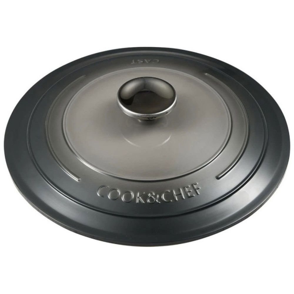 Сотейник Bergner Excalibur з кришкою 24 см Grey (BG-36103-GY)