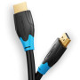Кабель мультимедійний HDMI M to HDMI M 3.0m 4K60Hz black Vention (VAA-B02-L300)