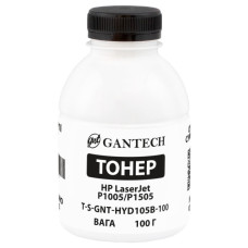 Тонер HP LJ P1005/P1505, bottle 100g Gantech (TSM-HYD105B-100)