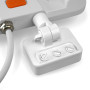 Прожектор Videx F5 100W 3000-5000-6500K з датчиком руху 230V White (VL-F5-100CW-S)