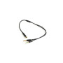 Кабель мультимедійний 3.5mm F to 2x3.5mm M 0.4m (4pin) black XoKo (AC-009) Кабель мультимедійний 3.5mm F to 2x3.5mm M 0.4m (4pin) black XoKo (AC-009)