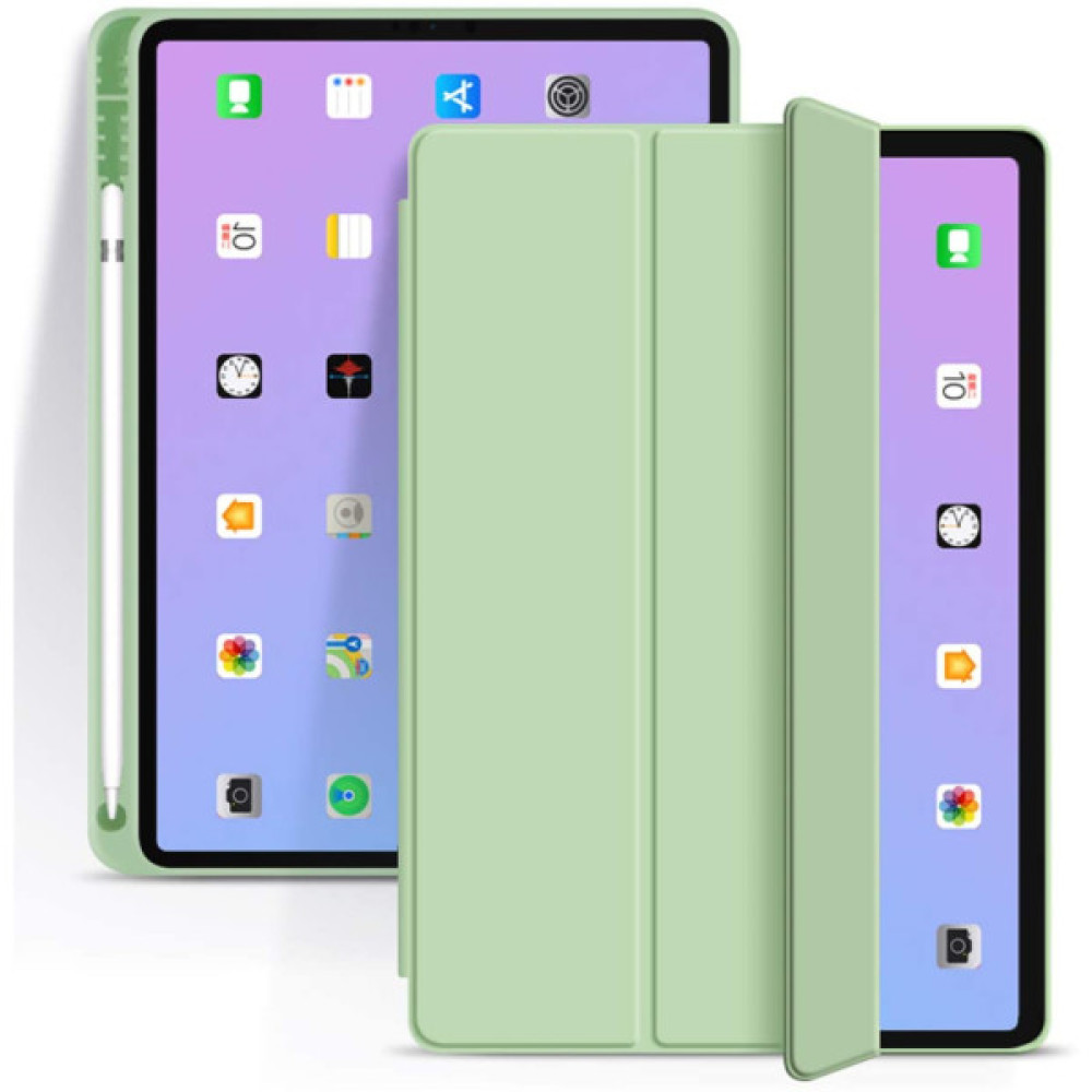 Чохол до планшета BeCover Tri Fold Soft TPU mount Apple Pencil Apple iPad 10.2 2019/2020/2021 Green (708457) Чохол до планшета BeCover Tri Fold Soft TPU mount Apple Pencil Apple iPad 10.2 2019/2020/2021 Green (708457)