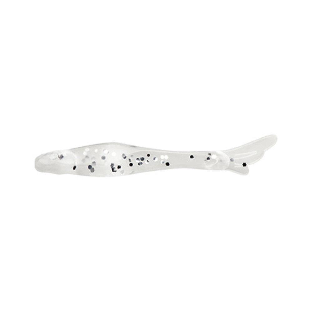 Силікон рибальський FishUP Aji Tiny 1.5" 411 - UV Clear/Silver (12шт/уп) (1864.14.83)